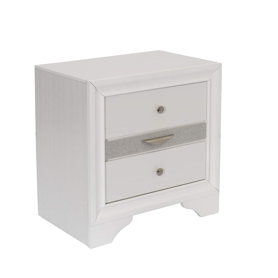Best Quality Furniture Catherine Nightstand Only Only, White